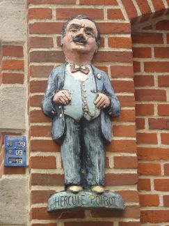 Statue of Hercule Poirot